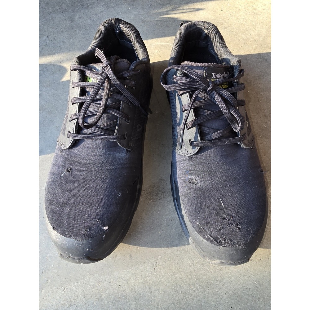Timberland PRO Safety Toe Shoes Men Powertrain Sprint Alloy Size 9 US